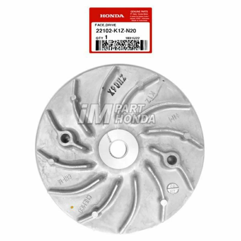 22102K1ZN20 Face drive kipas puly pulley pcx 160 original ahm