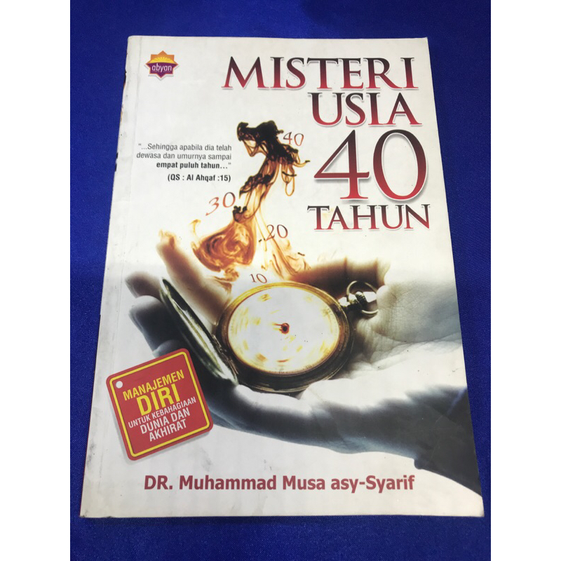 buku misteri usia 40 tahun 'so
