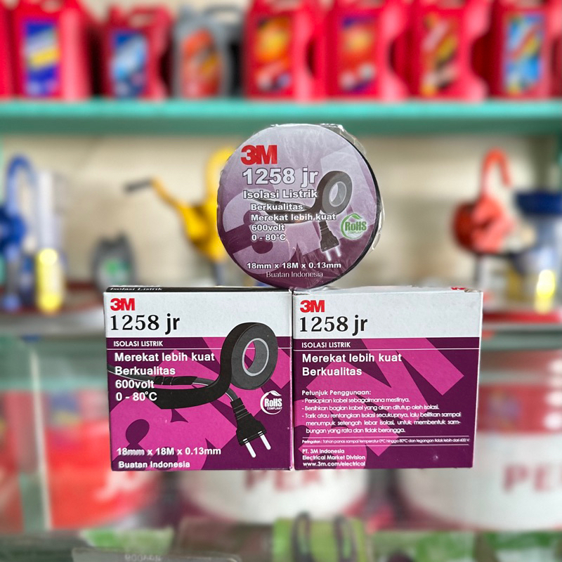 Isolasi Kabel 3M Lakban Listrik