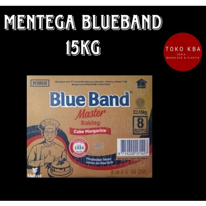 

Blue Band Cake Margarin Mentega Master Baking 15 KG