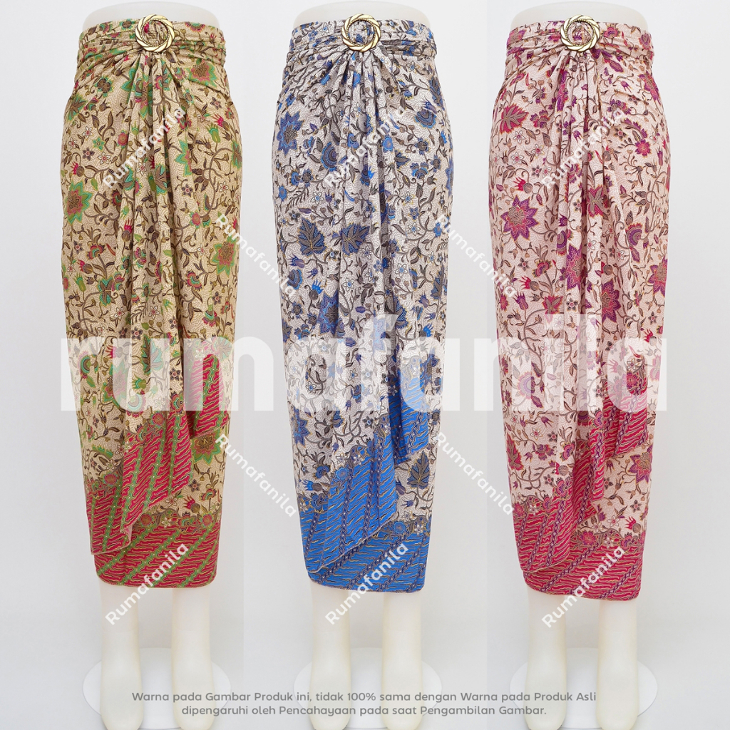 Rok Kebaya Lilit Batik Modern Bawahan Wanita Jumbo Kain Batik Lilit Premium Pakaian Tradisional Pest