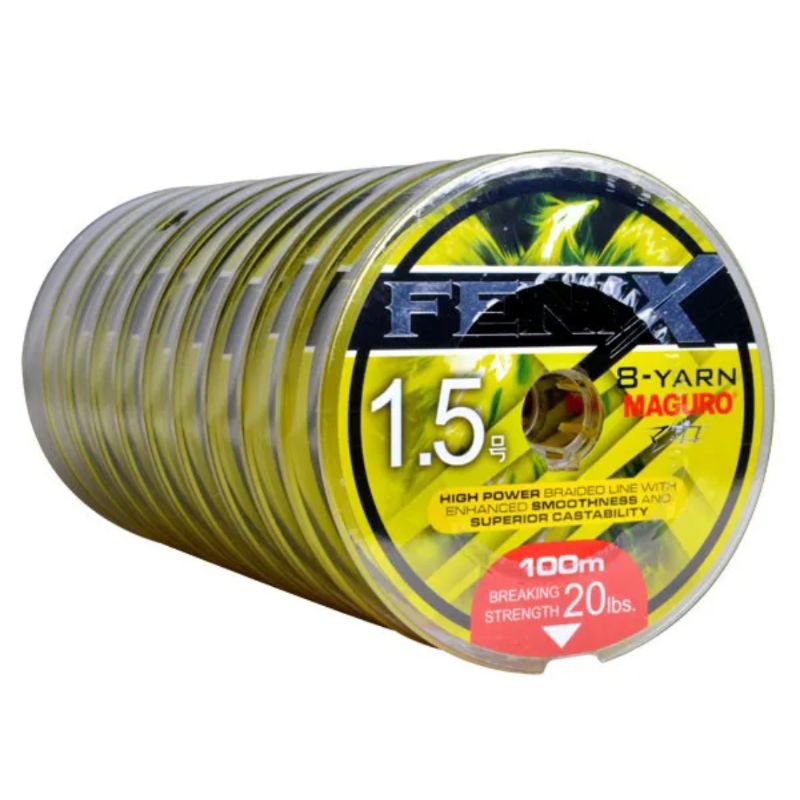Senar PE Maguro FENIX | 100M | Connecting | Casting | Gabus | Dasaran