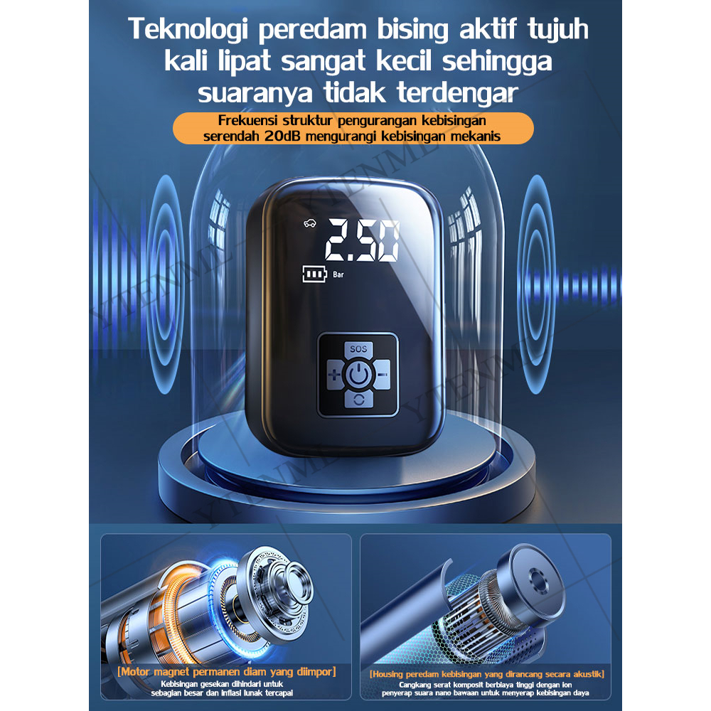 CUCI GUDANG BIG PROMO POMPA BAN MOBIL TRUK MOTOR ELEKTRIK CEK TEKANAN KOMPRESOR MINI ANGIN DIGITAL
