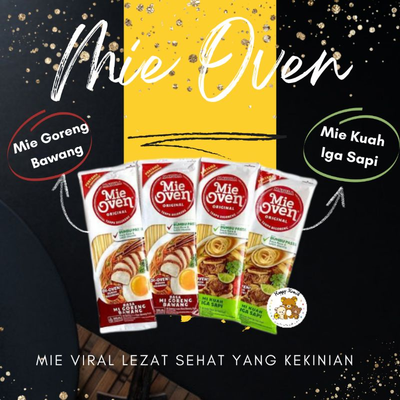 

Mie Oven Original Rasa Mie Goreng Bawang Mie Kuah Iga Sapi