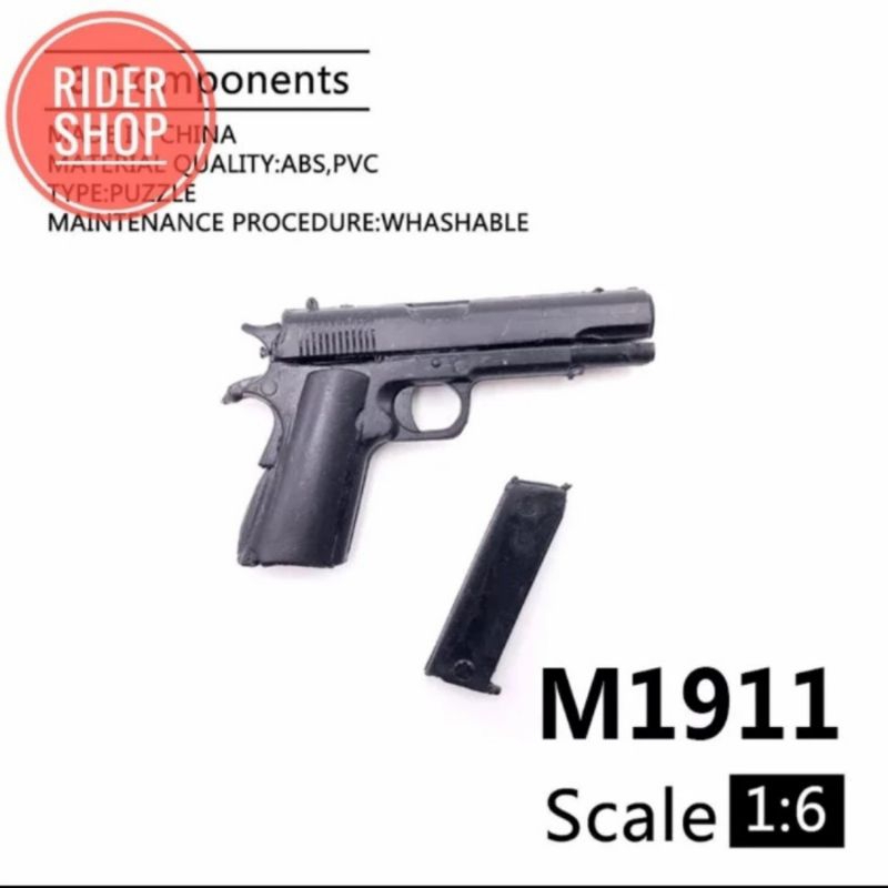 skala 1/6 han.gun miniatur m1911 kitbash figure tbleague miniatur