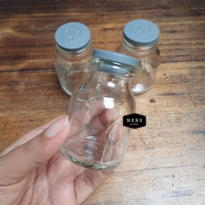 Botol Asi 50ml / Botol Susu / Botol Kaca Mini / Botol Kemasan Susu / ginger shot