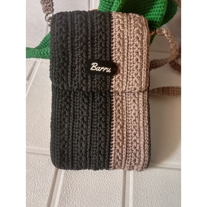 Tas rajut hp tas rajut selempang tas hp tas selempang