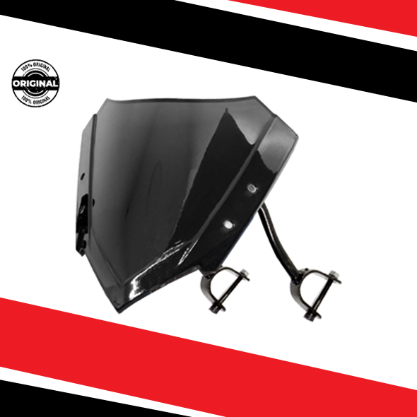 WINSHIELD VISOR BEAT STREET PLUS BRACKET - VISOR XRIDE - SC