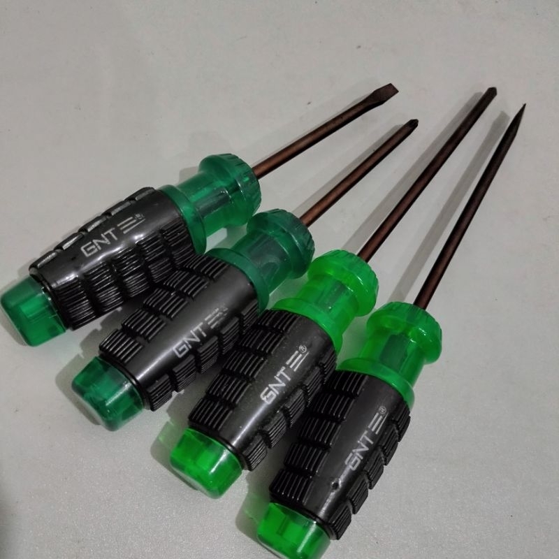 OBENG LANCER "GNT" 4"/6" (-/+) OBENG KRISTAL GG KARET