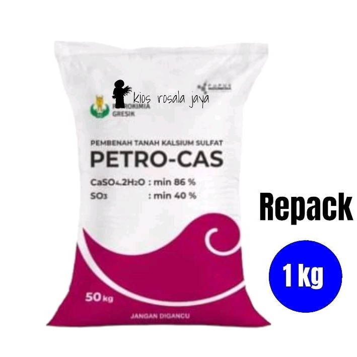 Pupuk Pembenah Tanah PETRO CAS 1 kg kemasan Repack