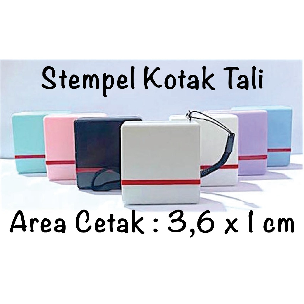 

Stamp / custom stamp / Stempel Kotak Tali