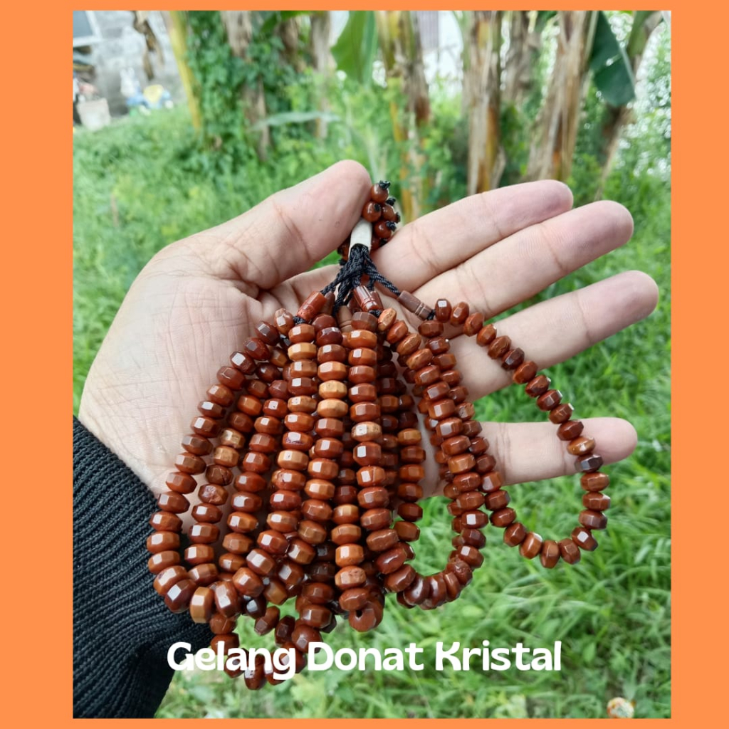 gelang kaokah kokkah kaukah asli original model donat kristal
