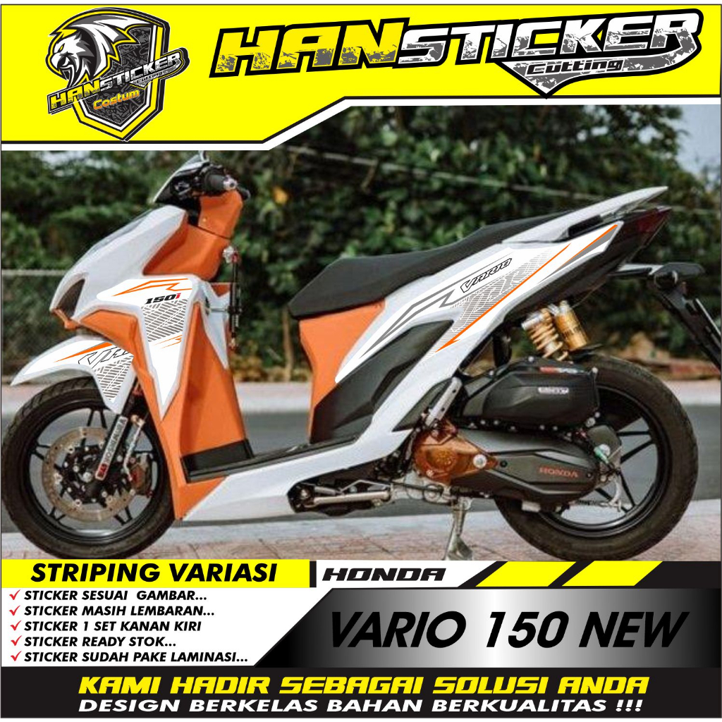 STRIPING HONDA VARIO 150/125 VARIASI SIMPLE, MOTOR VARIO 150 /125,VARIASI MOTOR