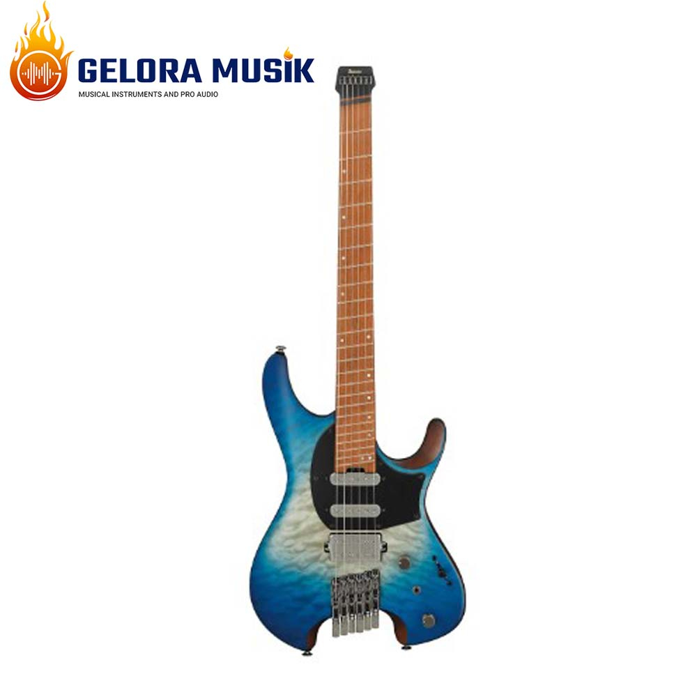 Gitar Elektrik Ibanez Headless QX54QM-BSM W/Bag