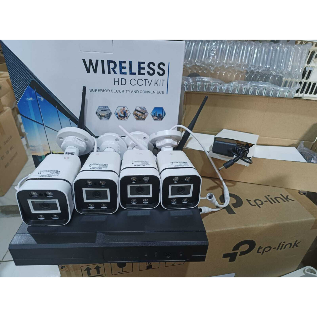 CCTV V380 OUTDOOR WIRELESS 1 PAKET DENGAN DVR
