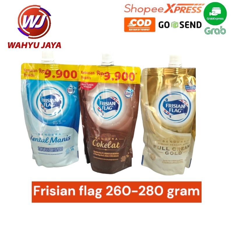 

Frisian flag kental manis pouch 260-280 gram