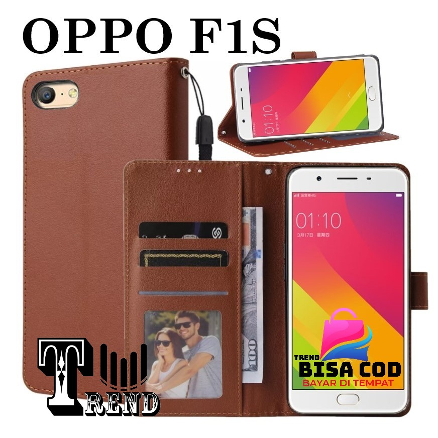 FLIP COVER OPPO F1S LEATHER CASE FLIP OPPO F1S