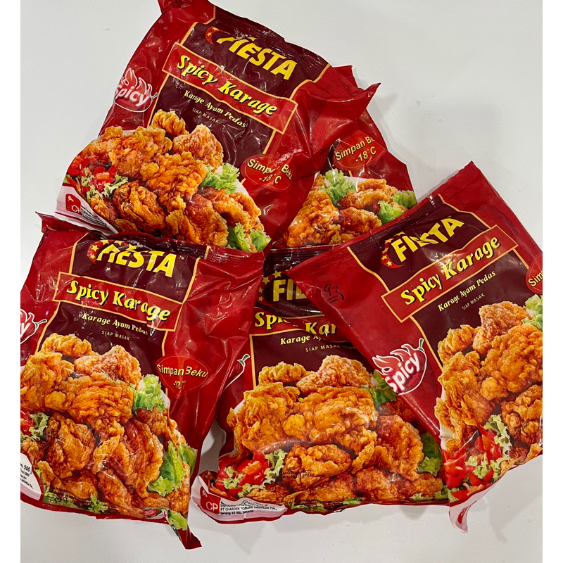 

Fiesta Spicy Karage 400 Gr | Karage Ayam Pedas | Frozen Food Murah