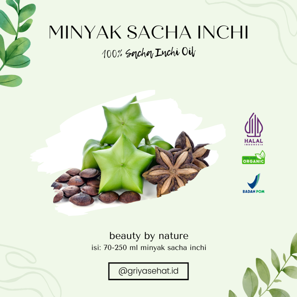 Gozan Minyak Sacha Inchi Oil Omega 3 6 9 Vitamin A D E