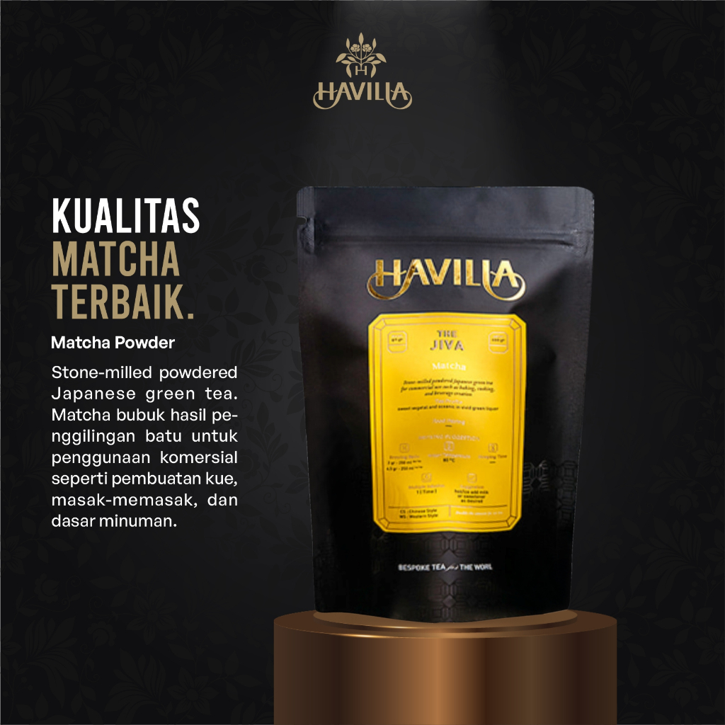 

Havilla Matcha Powder Teh Hijau Jepang Premium / Matcha / Matcha Powder
