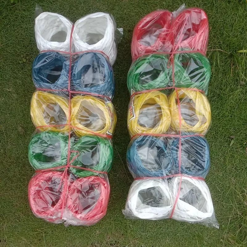 

Tali Rafia Kecil Ravia Warna Warni Rumput Jepang Kuat Ulet Panjang Rapia Plastik Tebal Tidak Mudah Putus Pengikat Ikat Kardus Packing Temali Roll Gulungan Kecil Halus Elastis Gepeng Pipih Colorful Ecer Satuan Murah Termurah Plastick Surga Art Motor Malang