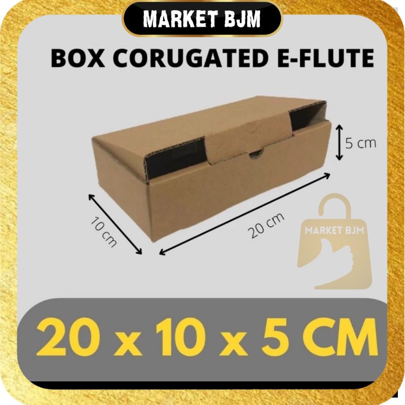 

MBJM - KARDUS 20x10x5 BOX HAMPERS | KARDUS KOSONG | KARDUS HAMPERS | KOTAK KADO DIE CUT E-FLUTE