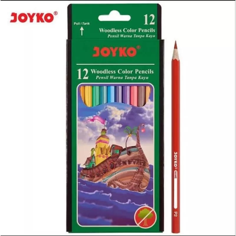 

[D] Joyko Pensil Warna 12 Warna Panjang CP-103