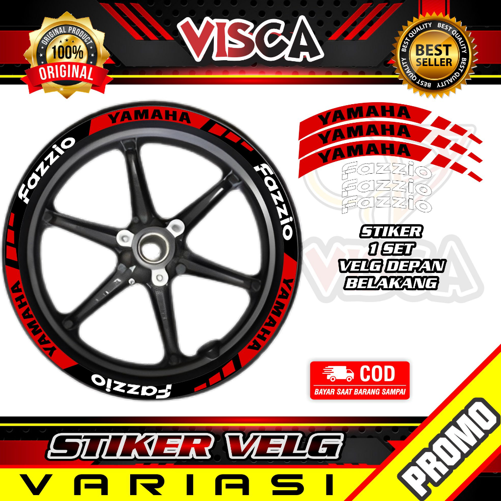 Stiker Velg List Velg Motor Stiker Velg Fazzio