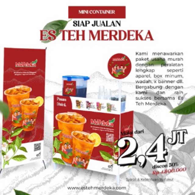 

PAKET USAHA ES TEH MERDEKA