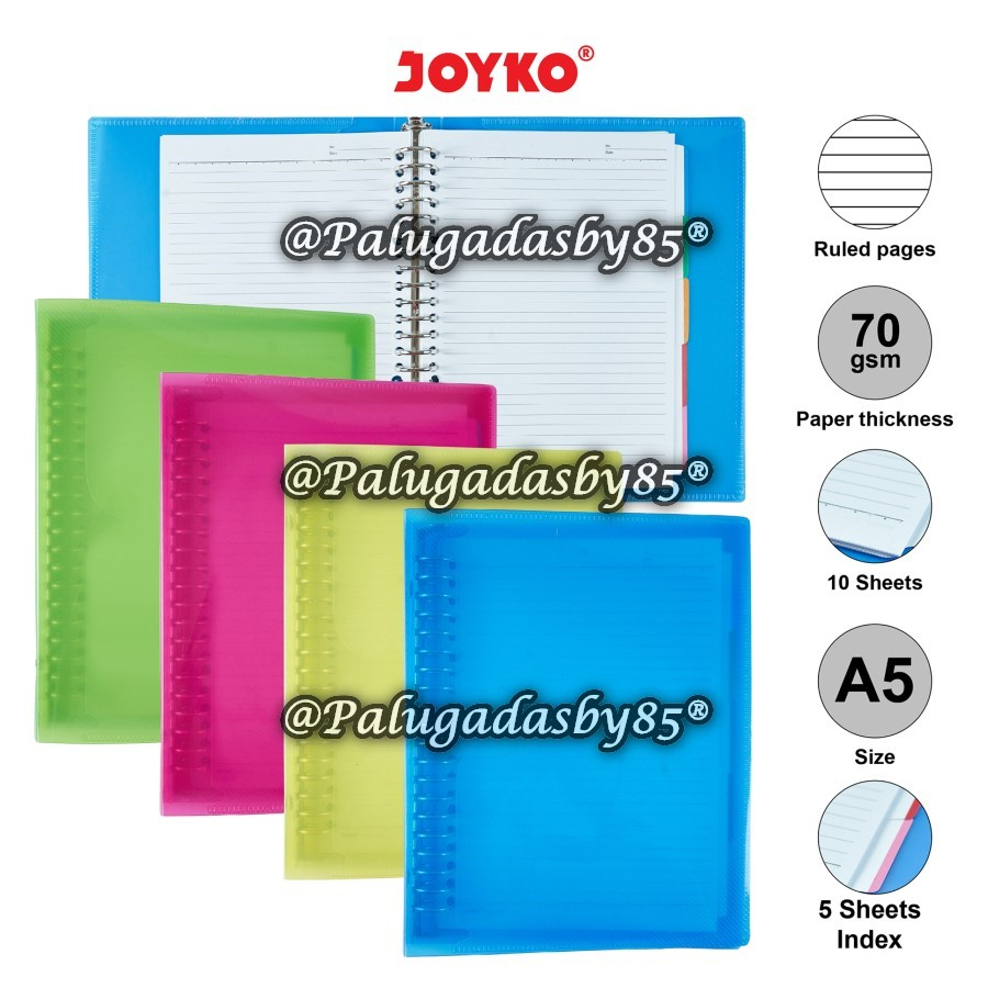 

(1 Biji) GROSIR Map Binder JOYKO A5-MHTC-518 A5 Transparant / Binder Note Joyko A5-MHTC-518 / Binder Note Joyko A5 MHTC-518 / A5 MHTC 518