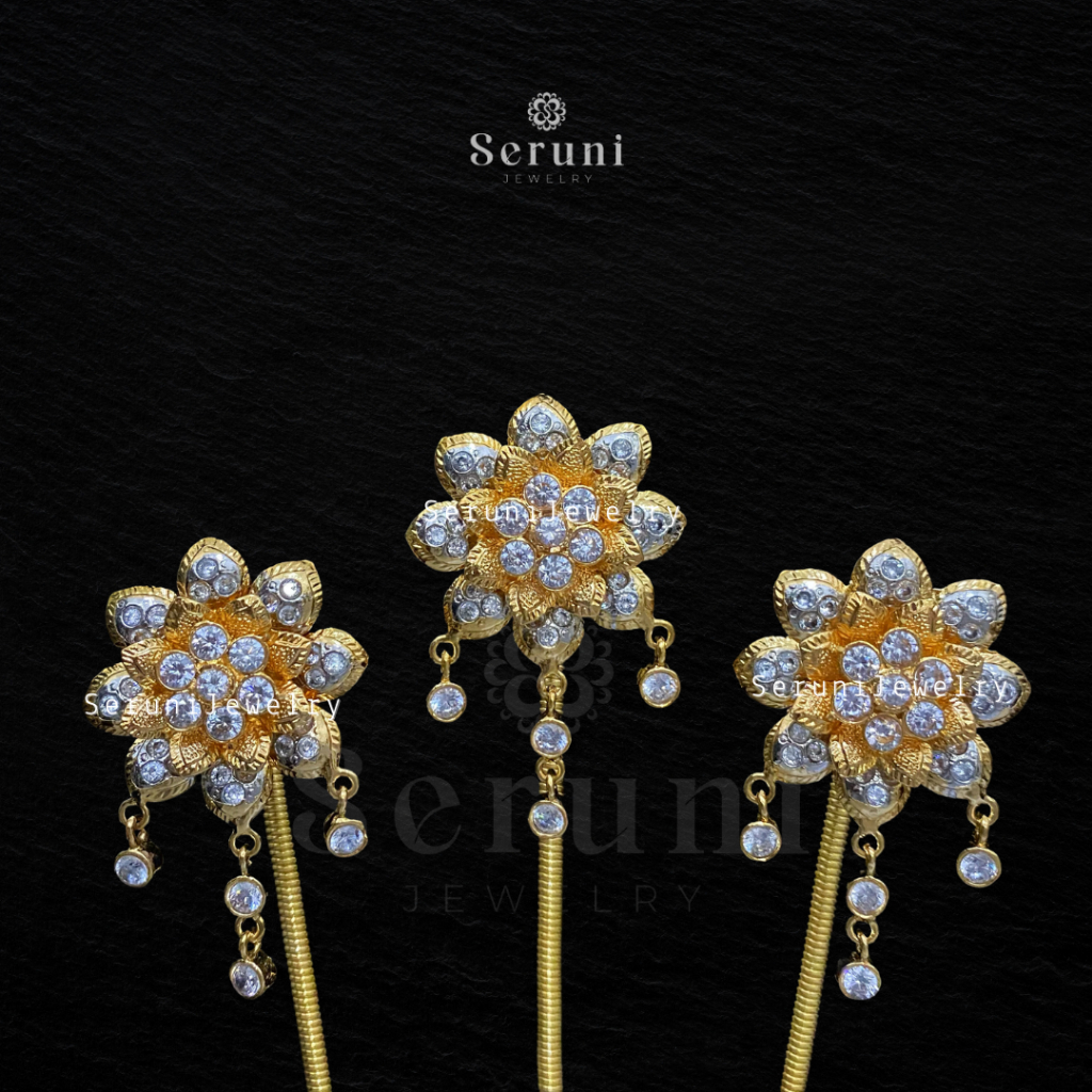 CUNDUK MENTUL KEMBANG GOYANG AKSESORIS PENGANTIN CM09