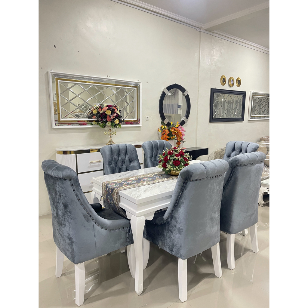 SOFA LENGAN MEJA MAKAN MEJA HPL