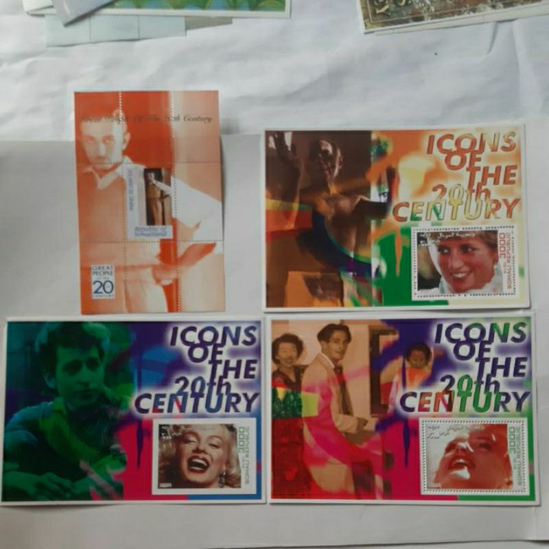 

Perangko Republik Somaliland icon of 20th century sheet 1 prangko