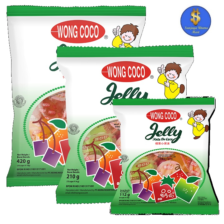 

Wong Coco Jelly Nata De Coco Cup All Variant