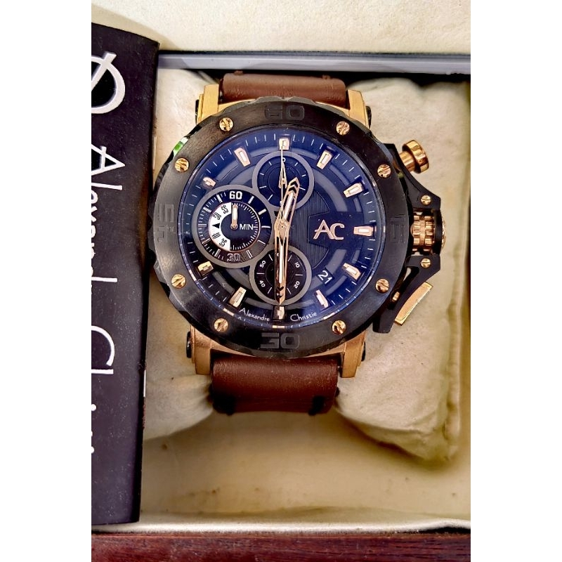 JAM TANGAN ALEXANDRE CHRISTIE 9205MC PRELOVED SECOND