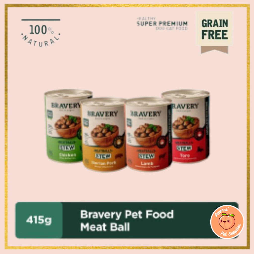 Bravery Dog - Wet Food Meatballs for Dogs 415g