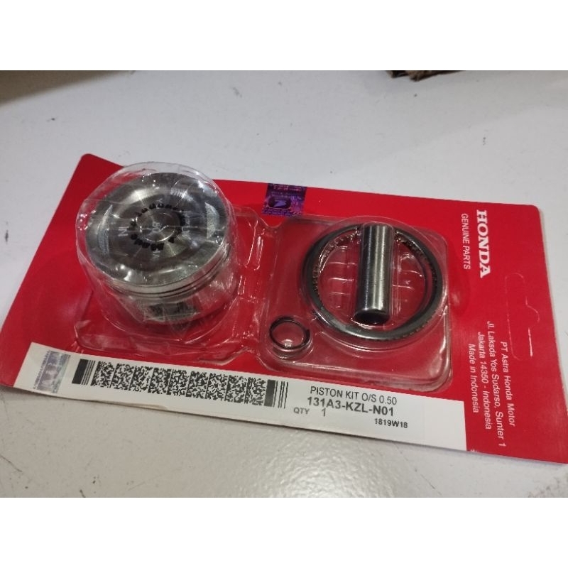PISTON KIT SET RING SEHER BEAT FI BEAT KARBU OS 50