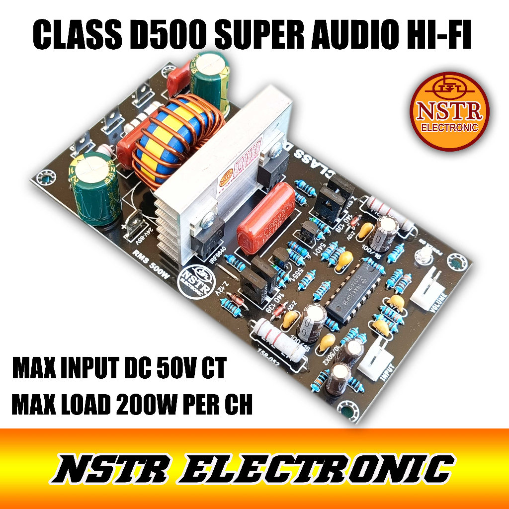 Chicorashop1 Kit Power Class D500 Watt Tanpa Arus Bias