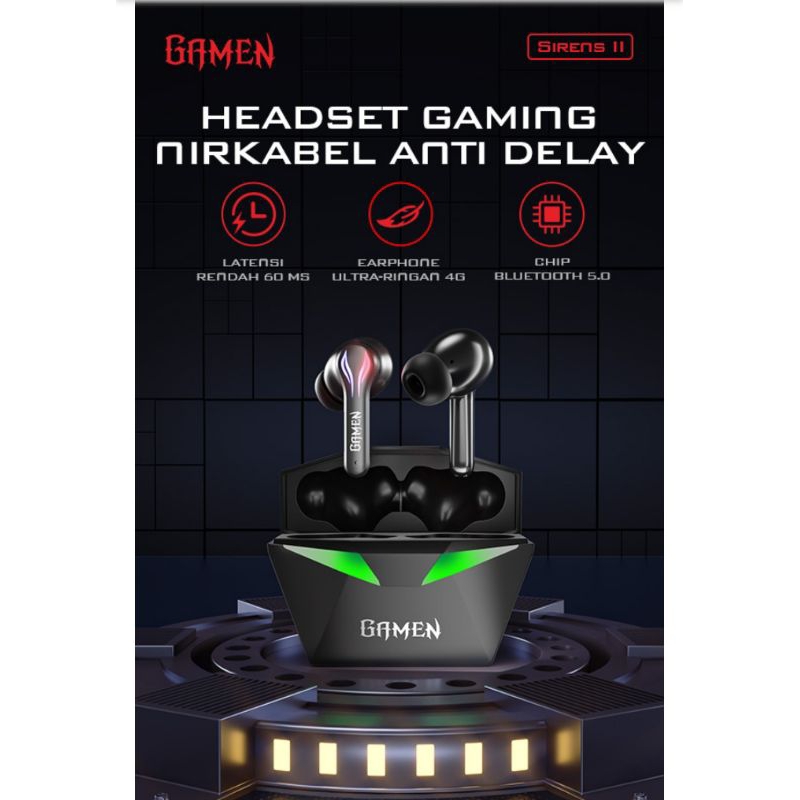 HEADSET BLUETOOTH GAMEN GAMING SIRENS II