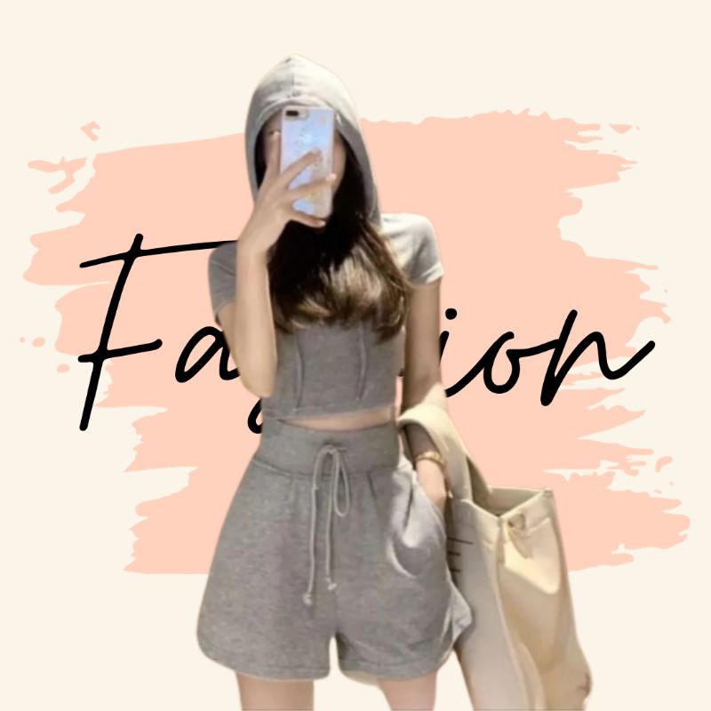 KENSHOP - Set Top & Pants Korean Hoodie (S-XL)