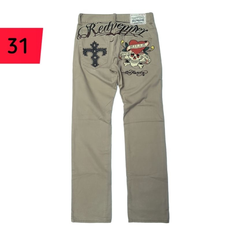 Celana panjang jeans ED HARDY X RED PEPPER