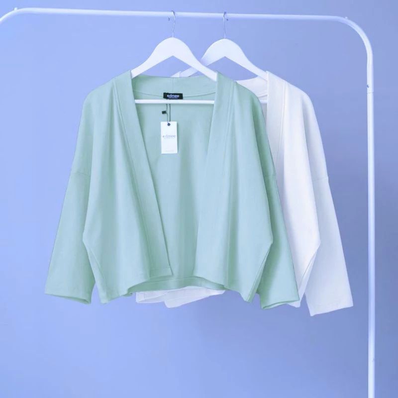 MONA CARDI POLOS BASIC SHAKILA / CARDIGAN CROP TOP BASIC