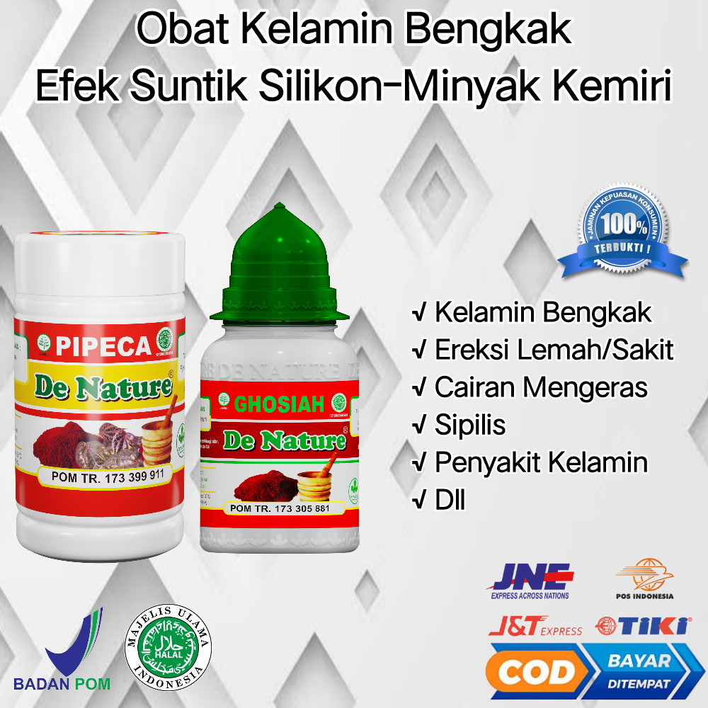 PIPECA GHO SIAH DE NATURE Obat De Nature Penghilang Suntik Silikon-Minyak Melani Pada Alat Vital Tan