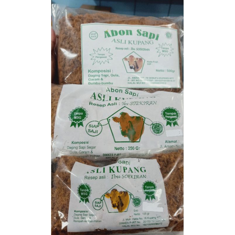 

Abon Sapi Soekiran ±100gr