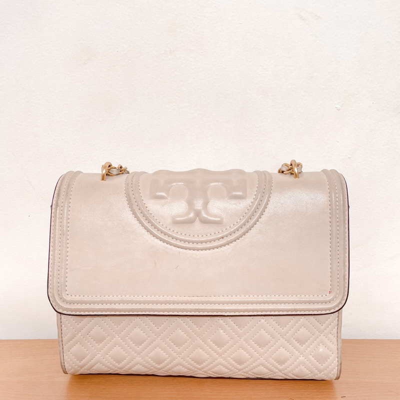 preloved tas tory burch fleming medium