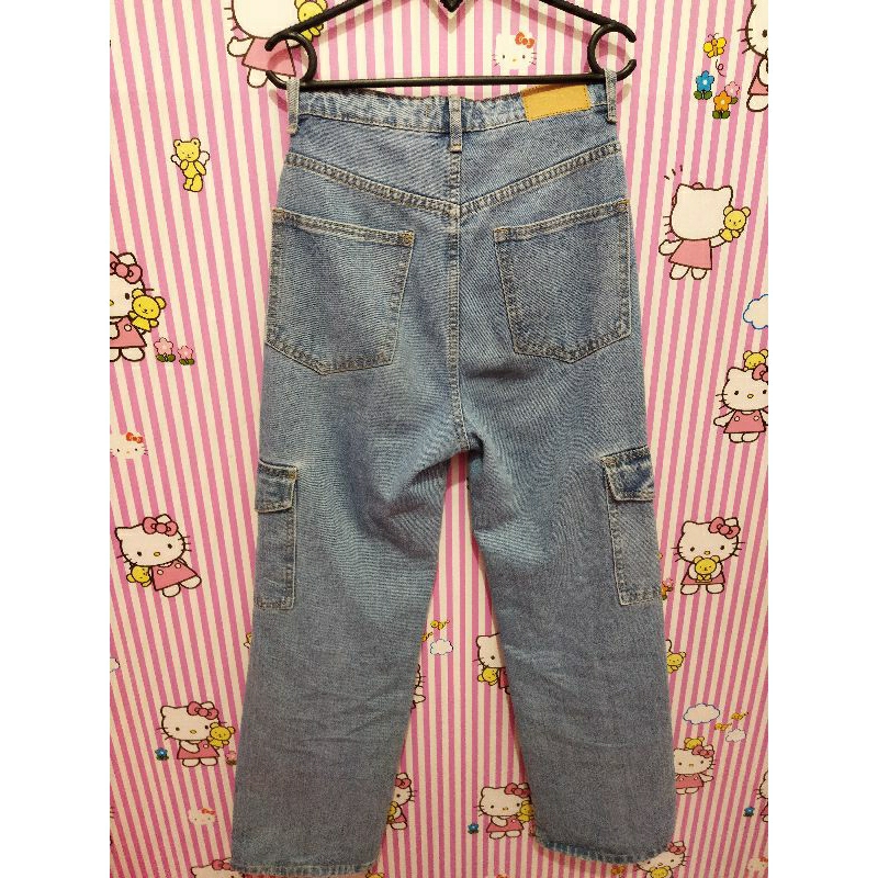 celana jeans cargo merk ckey jeans size 27