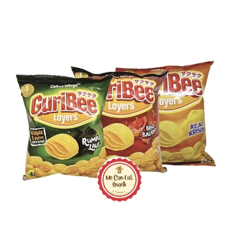 

Guribee Layers Calbee Wings Snack Ringan Chiki 68gr