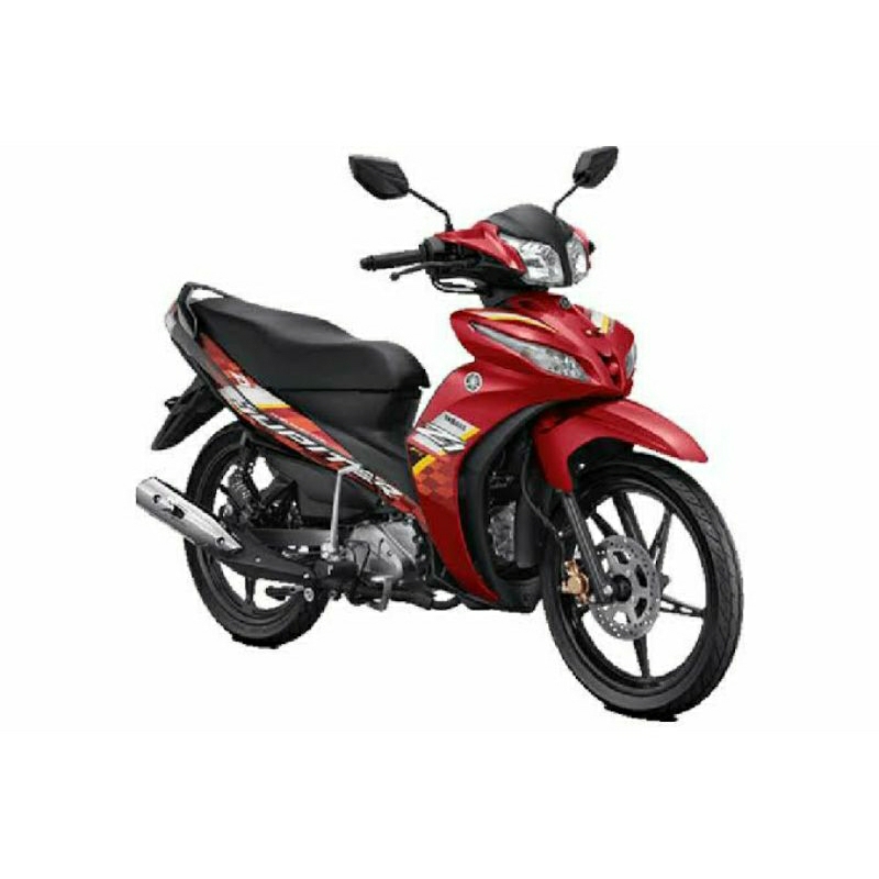 (BISA COD) Striping Jupiter Z1 2023 Merah Hitam Stiker lis Decal Body Standar Ori Yamaha Jupiter Z1 