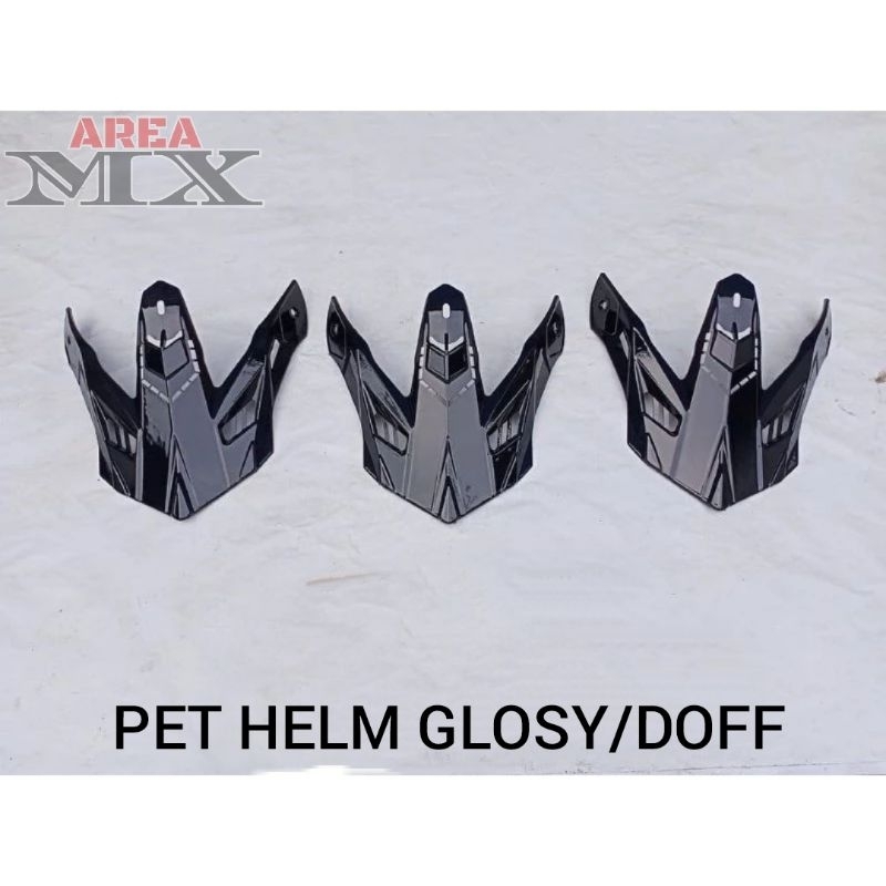 PET HELM TRAIL GLOSY DOFF TOPI HELM TRAIL UNIVERSAL PET HELM TOPI TRAIL SUPERMOTO