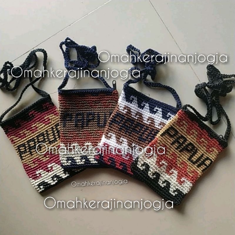 Bisa Cod Noken Papua , Tas Papua , Noken , Tas Rajut